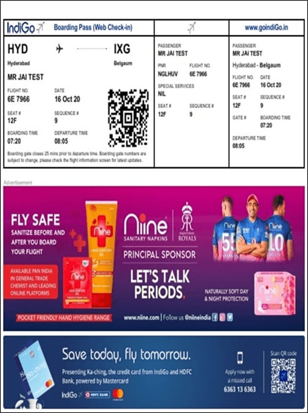 E-Boarding Pass