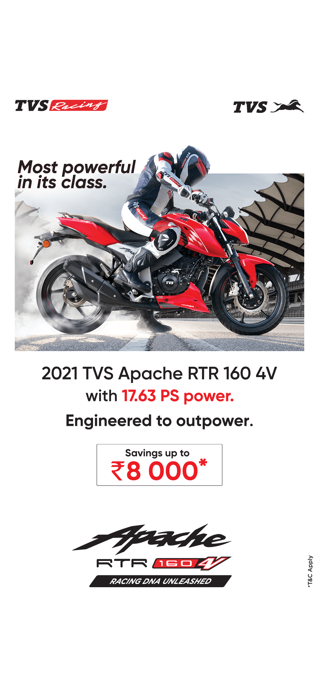 TVS Apache - Racing DNA Unleashed