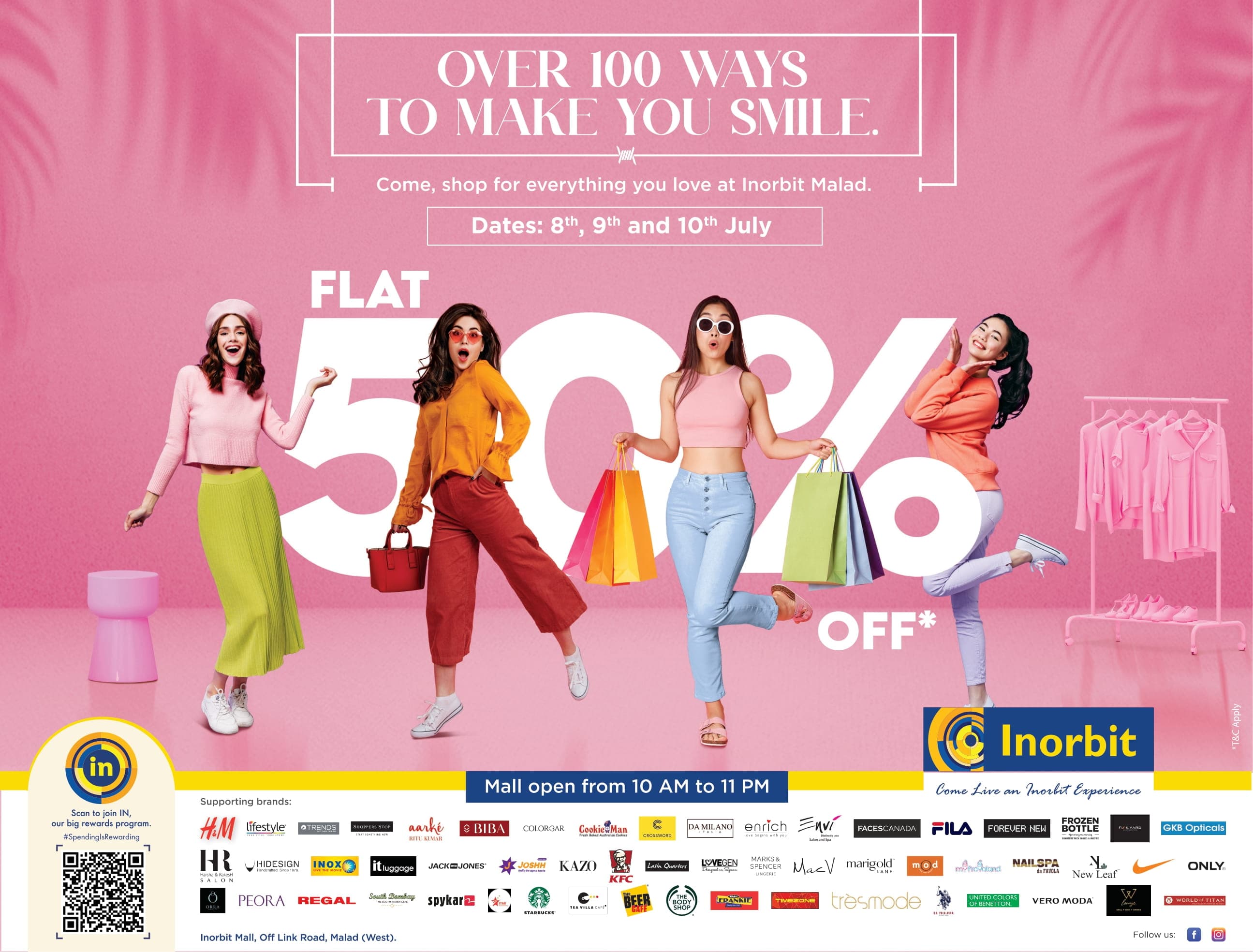 Inorbit Mall | Over 100 Ways To Make You Smile