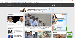 NDTV Banner Advertising
