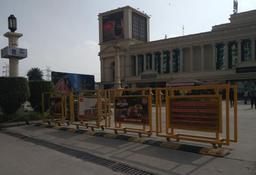 Outside mall