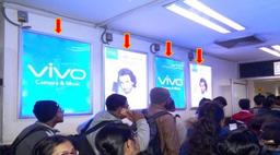 Departure Area  - 2.5 x 3  Ft - Frisking Queue Left Wall - Back Lit Panel