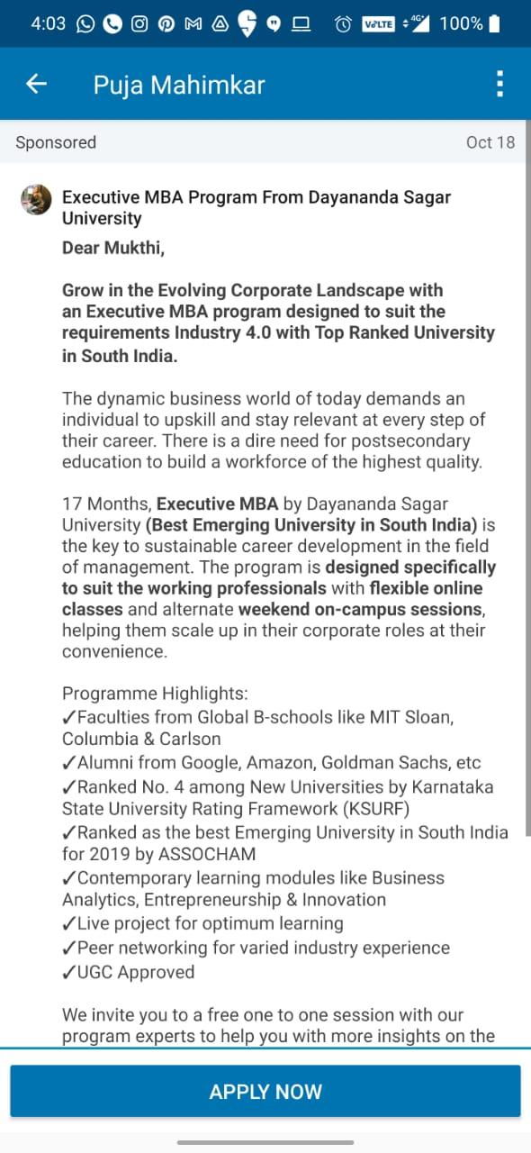 LinkedIn-Sponserd Advertising-Option 1