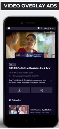 Bigg Boss Video Advertising