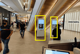 Digital Pod - At various locations of mall (49 Inches)