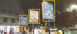 Pole Kiosk - 3 W x 4 H ft