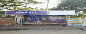 Advertising on Bus Shelter in Park Town  41330