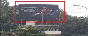 Advertising on Hoarding in Pulamon Junction  71216