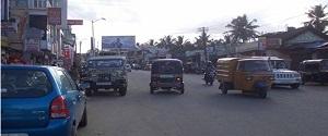 Advertising on Hoarding in Pulamon Junction  72378