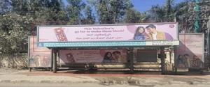 Advertising on Bus Shelter in Kadugodi  30641