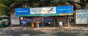 Advertising on Bus Shelter in Domlur  30648