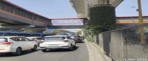Advertising on Hoarding in Dhaula Kuan  101250