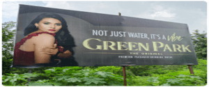 Advertising on Hoarding in Rau  112821