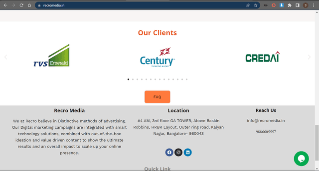 Recro Media Digital Marketing Agency in kalyan nagar, bengaluru