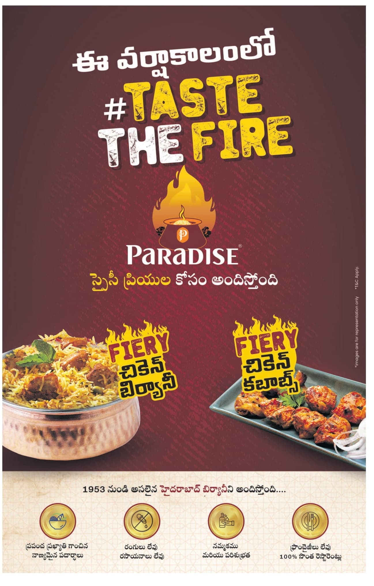 Paradise Food Court | Taste The Fire