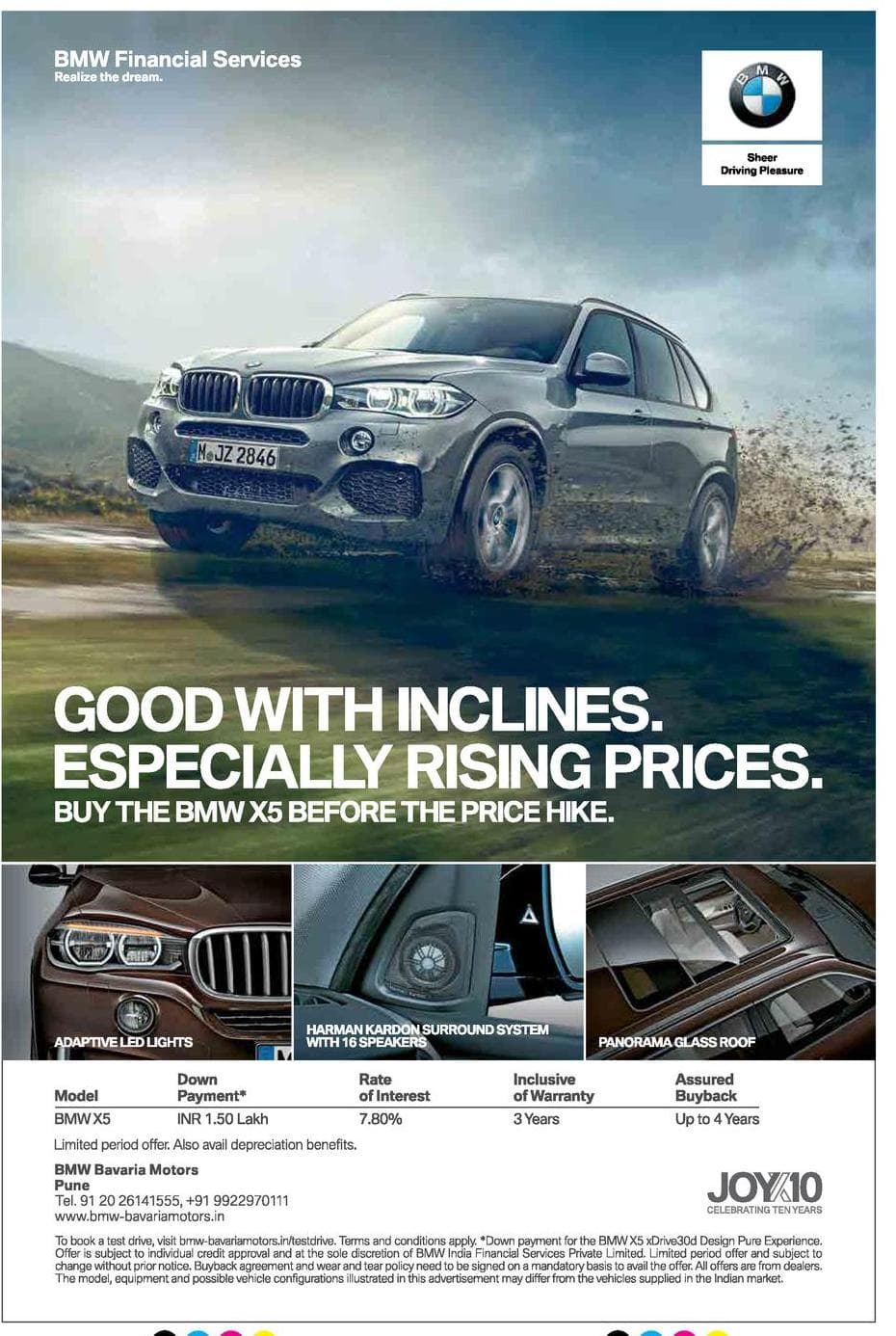 BMW Joyx10 Good With Inclines Especially Rising Price 