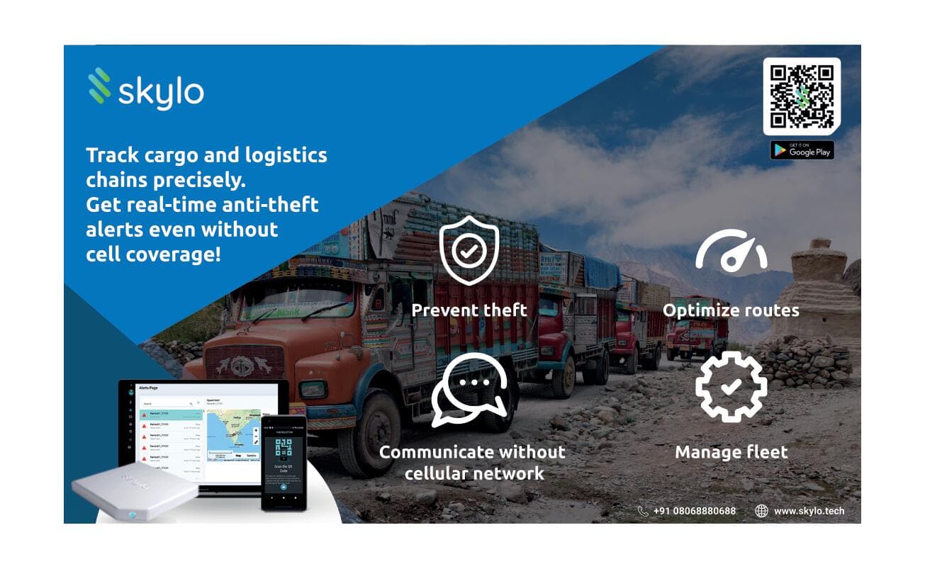 Skylo.Tech | Track Cargo And Logistics Chains Precisely