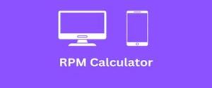 RPM Calculator
