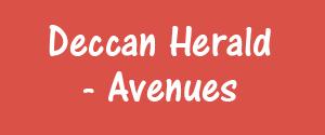 Deccan Herald, Avenues Bangalore, English