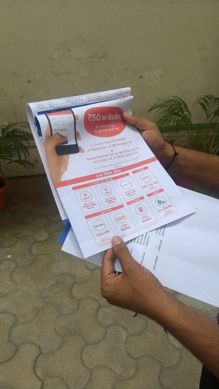 Electricity Bills - Mumbai - Pamphlet Insertion - Tata Power Advertising Option 1 Electricity Bills - Mumbai - Pamphlet Insertion - Tata Power Advertising Option 1