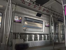 Metro Train - Delhi-Train Interior Panel Advertising-Rotem Train - Option 2