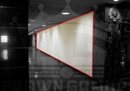 Wall Branding - Way to washroom - 35 W x 10 H Ft