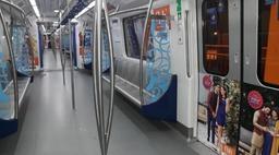Metro Train - Hyderabad-Interior Train Advertising-Option 2