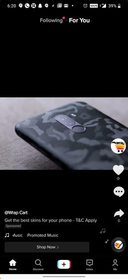 TikTok - Video Advertising Option 6
