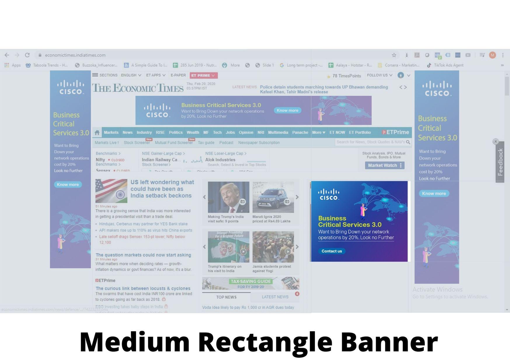 Economic Times- Banner Advertising-Option 3 Economic Times- Banner Advertising-Option 3