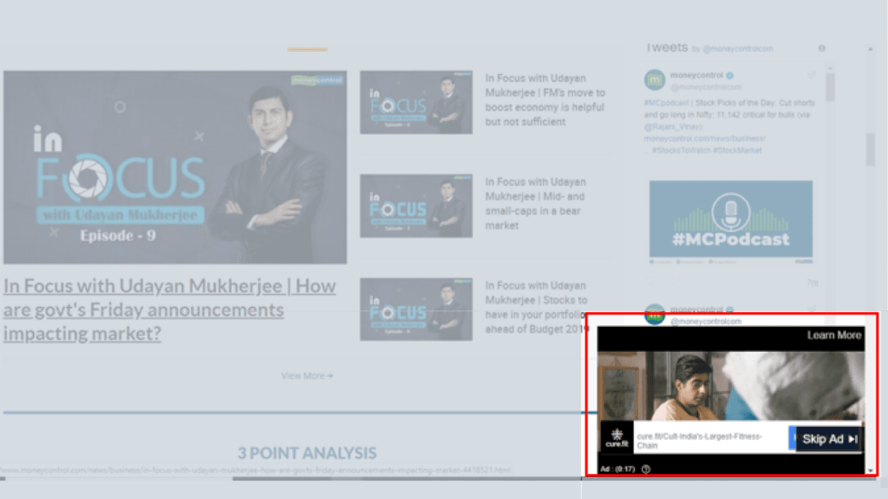 Money Control-Video Advertising Money Control-Video Advertising