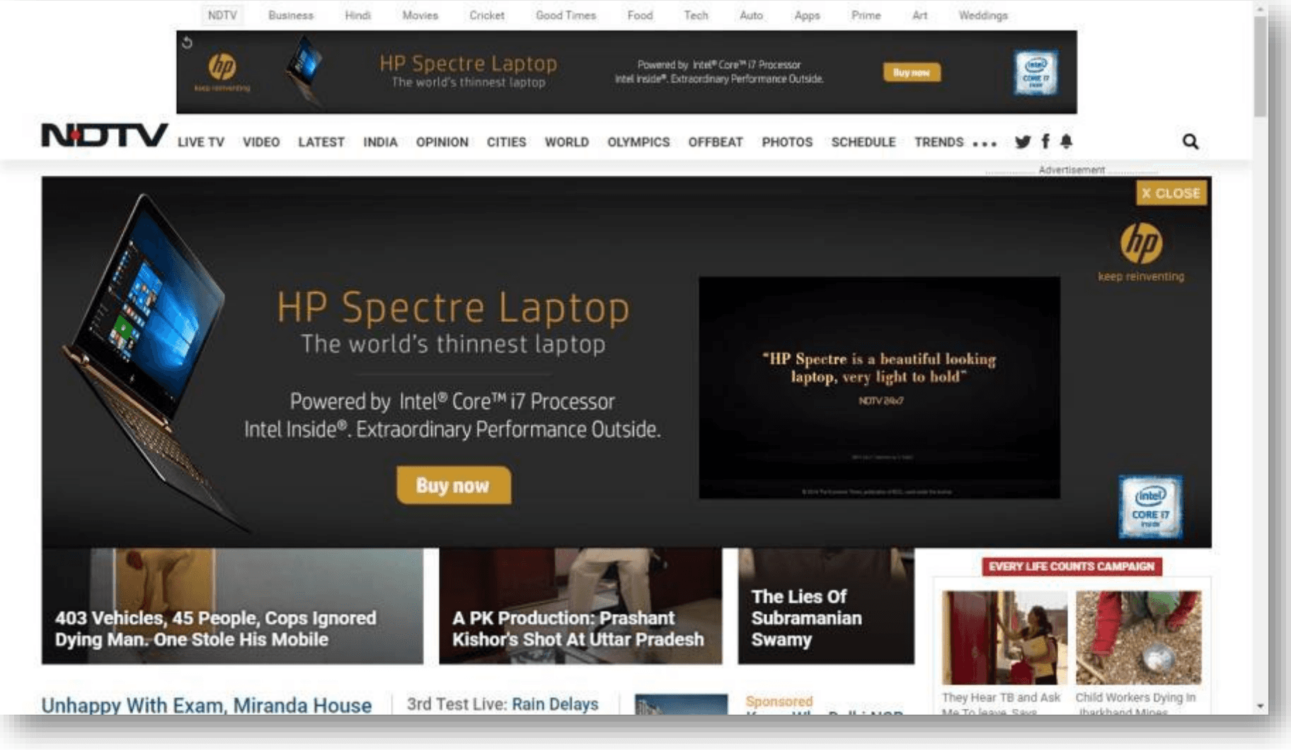 NDTV Video Advertising NDTV Video Advertising