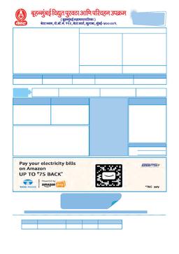 Electricity Bills - Mumbai - BEST Advertising- Front Side