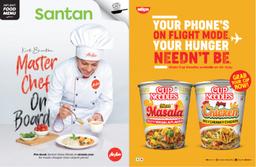 Inflight Food & Beverage Menu Card