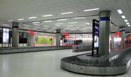 Domestic- Arrival Baggage Belt Area- Baggage Belt (Back Side)- 15 W x 4 H Ft