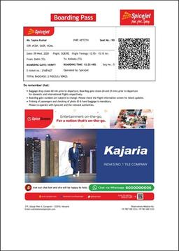 Mobile View- E-Boarding