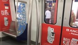 Metro Train - Hyderabad- Interior Branding