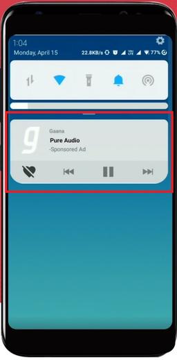 Gaana-Audio only Advertising