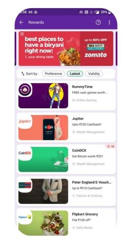 Phonepe Rewards
