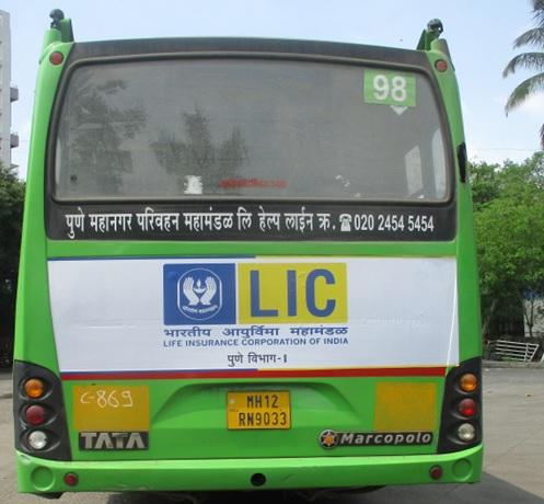 Non AC Bus - Pune-Bus Panel Advertising -Back Panel 1 Non AC Bus - Pune-Bus Panel Advertising -Back Panel 1