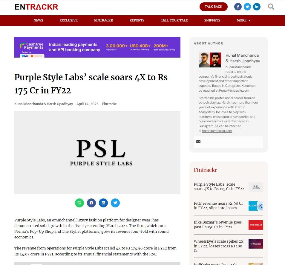 Entrackr Article Advertising Entrackr Article Advertising