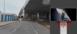 Departure Outside Way to Terminal Building