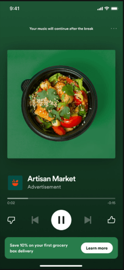 Regular Audio Banner