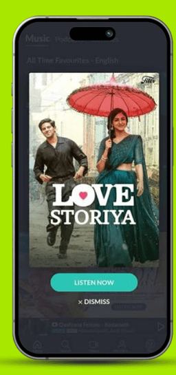 Overlay/interstitial Banner