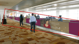 Terminal 1 - Departure (Along Customer Walkways)