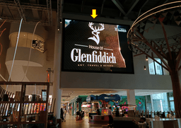 Digital Screen - At mall atrium on 2nd floor of mall (26 w x 20 H ft)