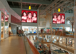 Digital Screen - Left & Right Hand Facade Wall (23.6 W x 11.3 H ft)
