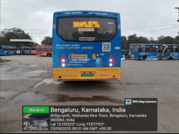 SWITCH EV Buses - Back Side