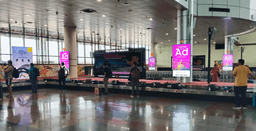 Arrival at Conveyor belt