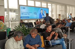 Departure, Boarding Gate no, 2, Unit – 1, Size – 14.7 (W) x 6.9 (H) ft