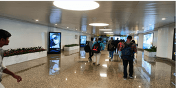 Arrival corridor and Bus Corridor Area